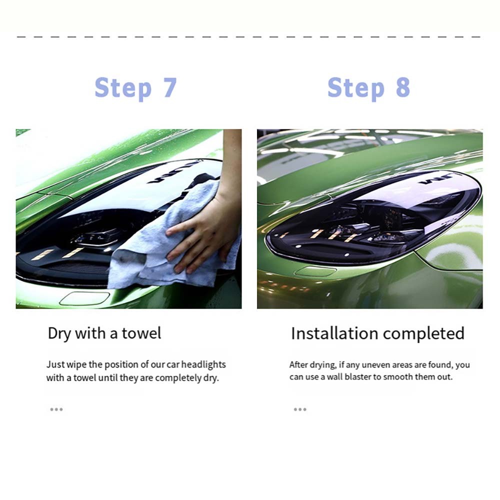 Smoked Headlight Protection Film fits BMW MINI Cooper Scratch Resistant TPU Film