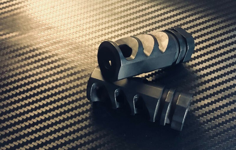 1/2×28 Aggressive Muzzle Brake For 223-556-22LR – Recoil Reduction