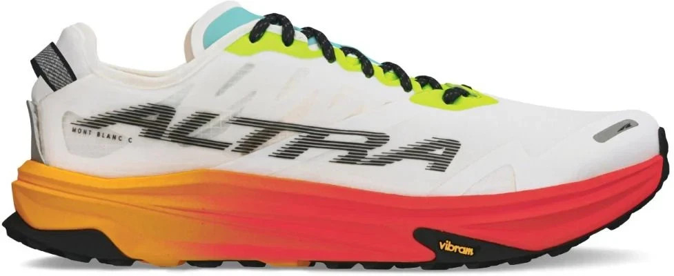 Altra Mont Blanc Carbon Mens Trail Running Shoes White Offroad Cushioned Run