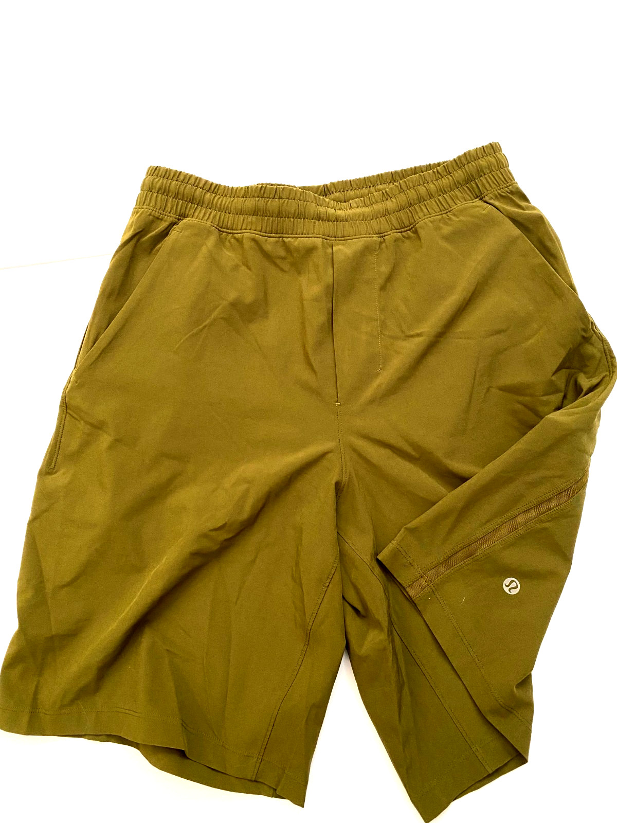 Lululemon Pace Breaker Shorts Men’s Olive Green Yoga Running Gym Wear S
