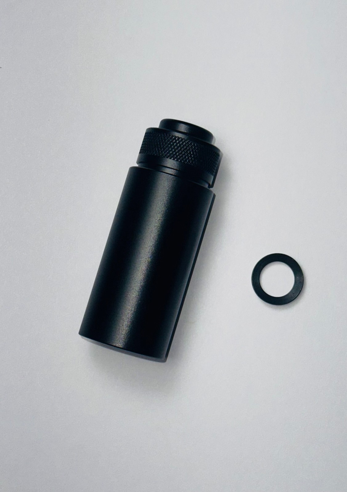 Steel Compact Muzzle Brake 1/2×28 TPI .223 .22LR 5.56With Crush Washer US Seller