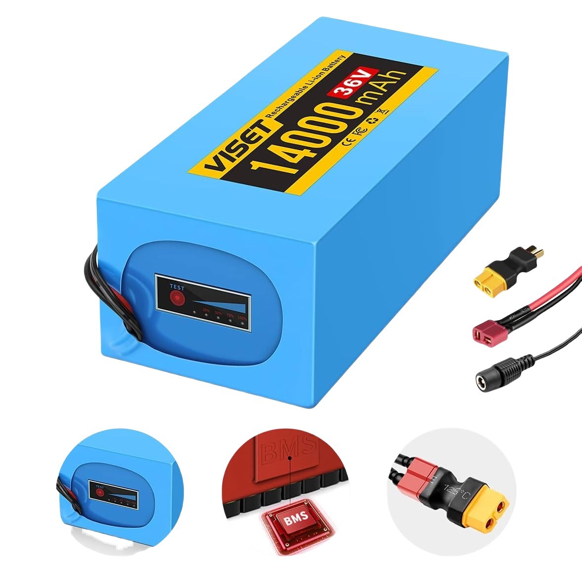 36V 14Ah Lithium ebike Battery for 200W-500W ebike Bicycle Electric Scooter 20A