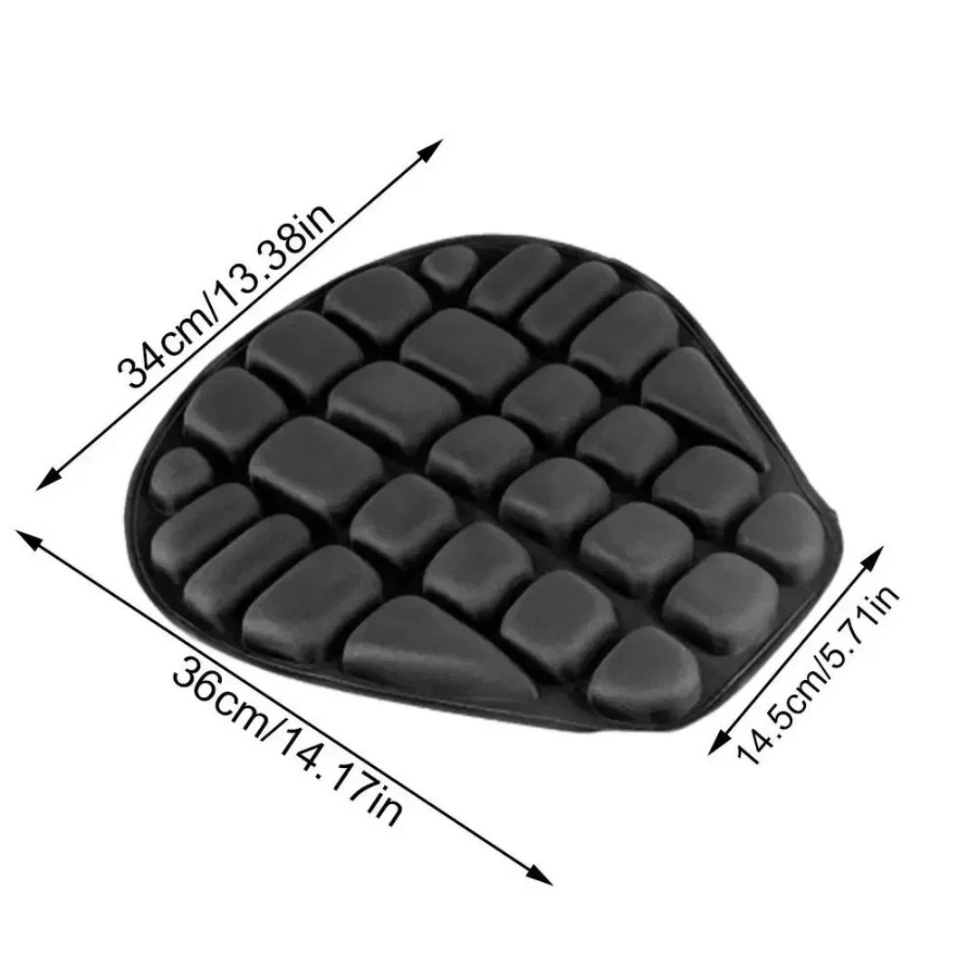 Motorcycle Gel Seat Cushion Comfort Pillow Cover Pressure Relief Universal Pad