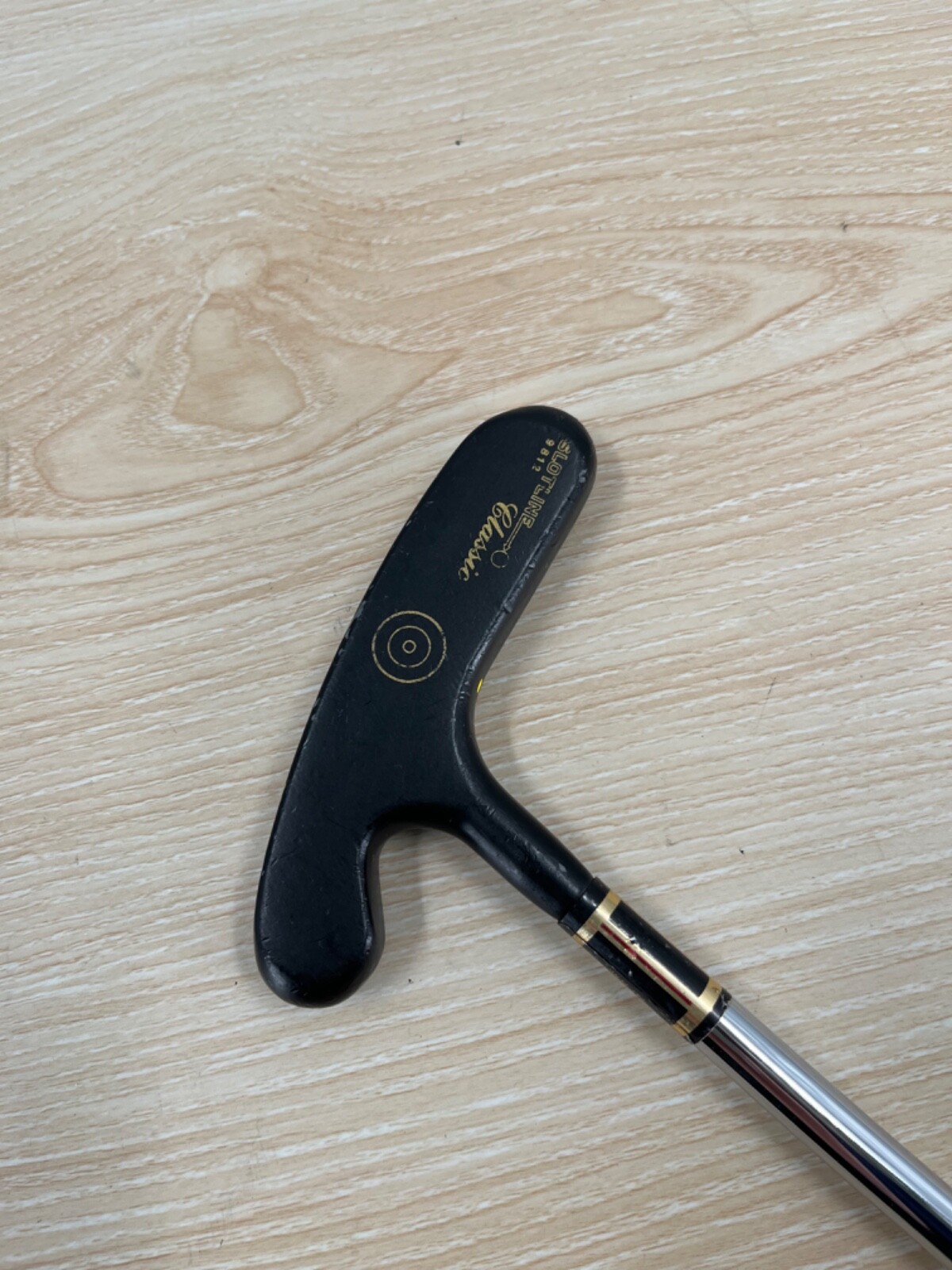 Slotline Classic 9812 Bullseye Putter Black 36in. Lamkin Grip~Great Shape~