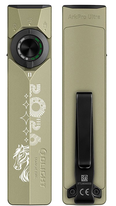 Olight ArkPro Ultra Class 3R Olive Green CW Year of the Horse, 1700 Lum, 205 M