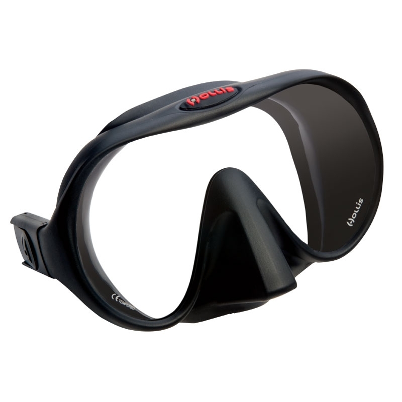 Hollis M-1 Frameless Mask Scuba Snorkeling Tech Diving Free Dive BK 205.4500.07