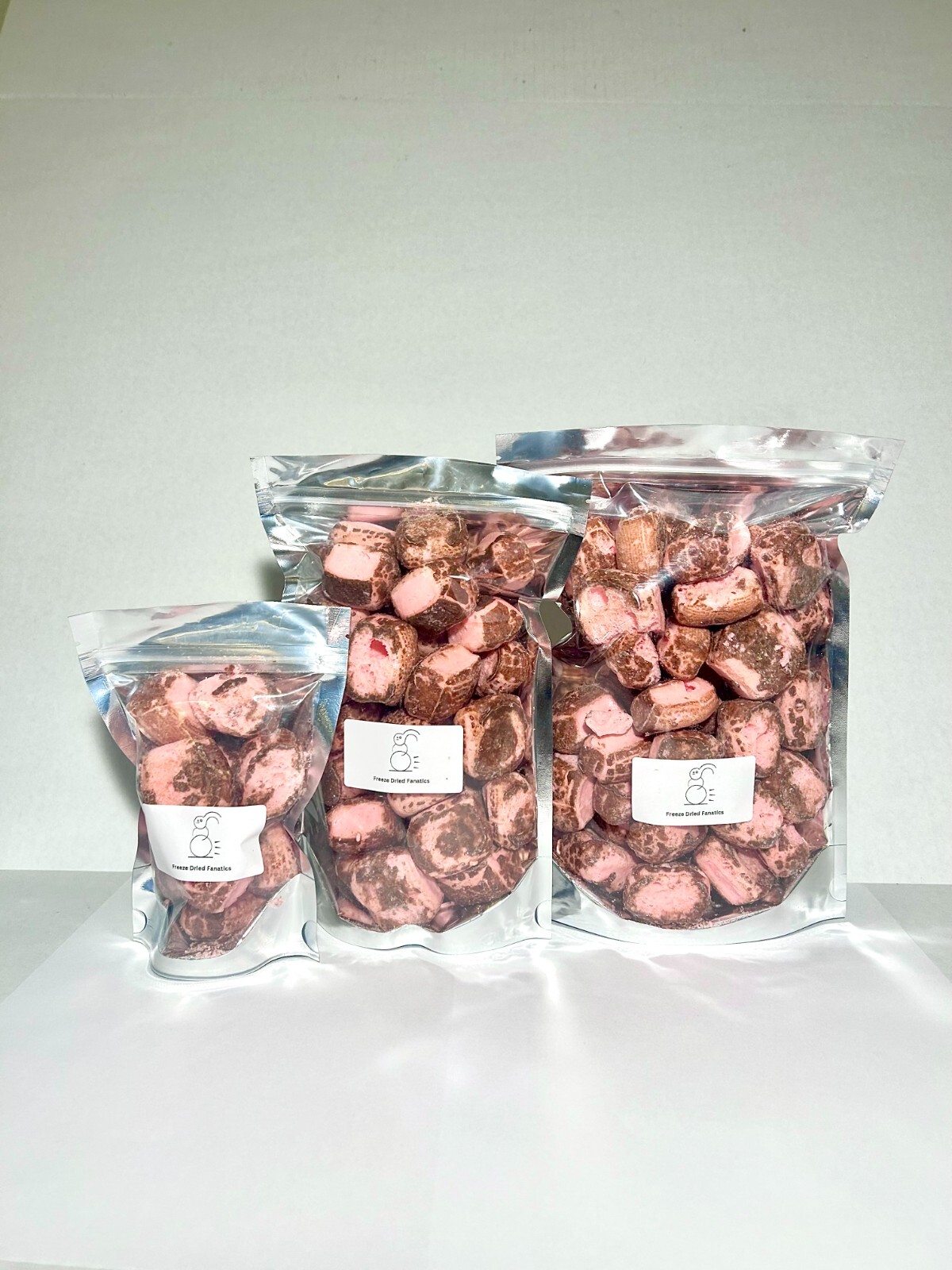 Freeze Dried Candy Charleston Chews Chocolate Vanilla Strawberry *Pick Size*