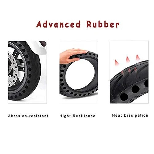 Solid Tires 8.5 Inches Electric Scooter Wheels Replacement Tire 8-/2” Front 1
