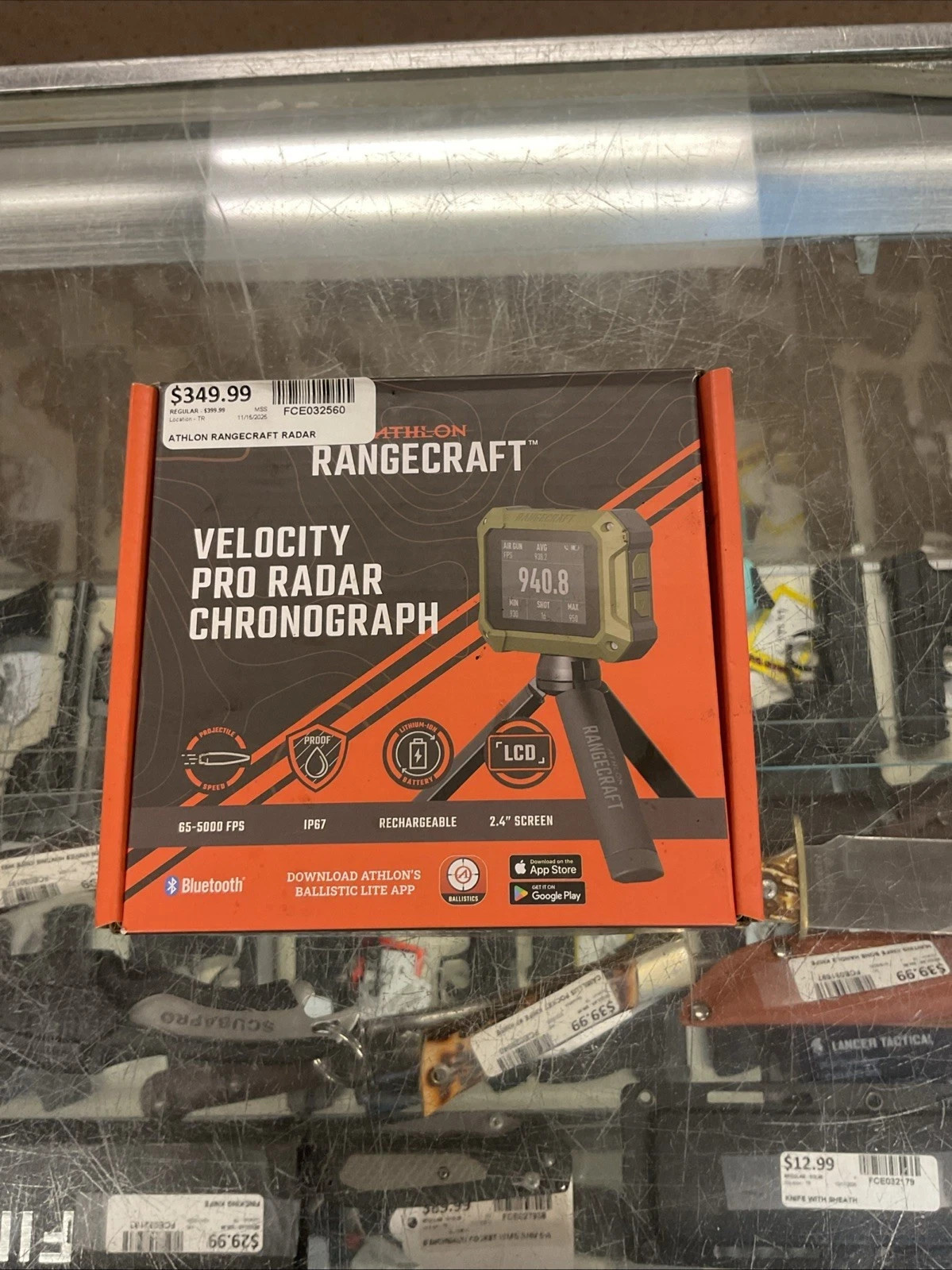Athlon Optics Rangecraft Velocity Pro Radar Chronograph 2.4″ Display – 707301