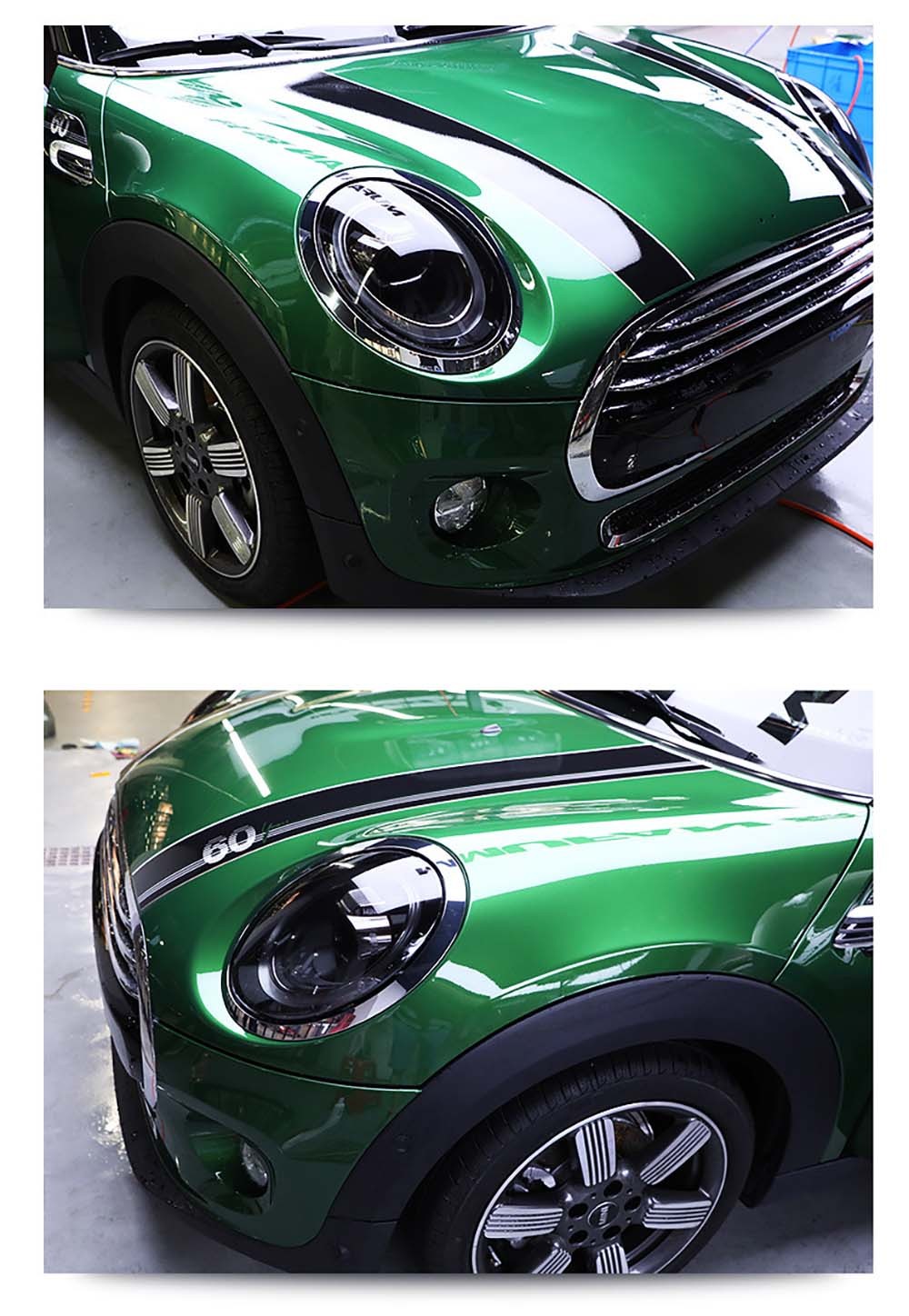 Smoked Headlight Protection Film fits BMW MINI Cooper Scratch Resistant TPU Film