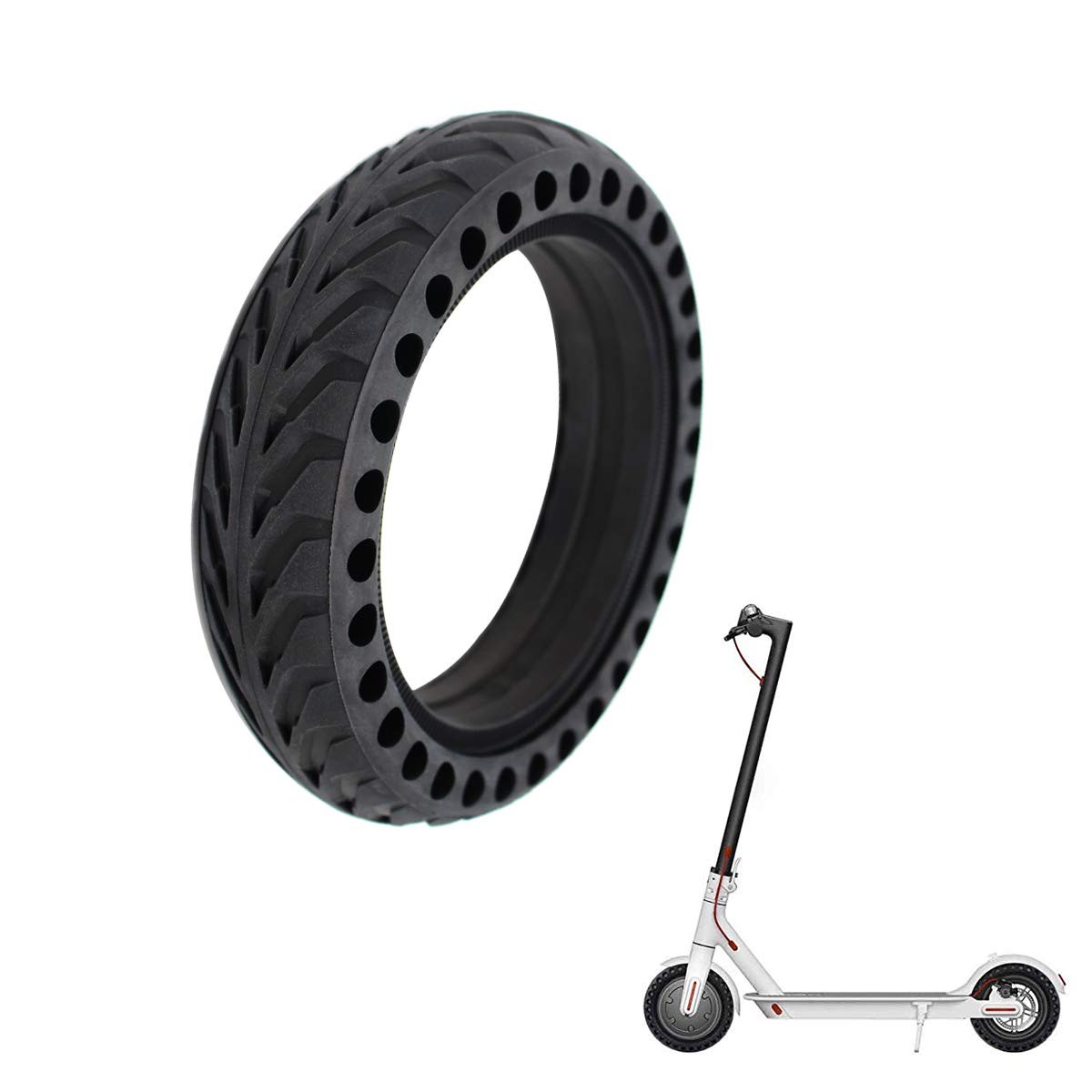 Z-FIRST Solid Tires 8.5 Inches Electric Scooter Wheels Replacement