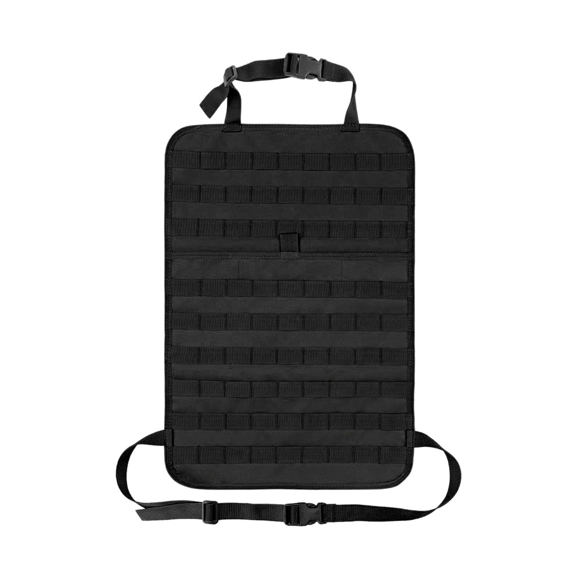 Tactical MOLLE Sag Proof Car Seat Organizer Back Panel Cover Vehicle Storage Bag