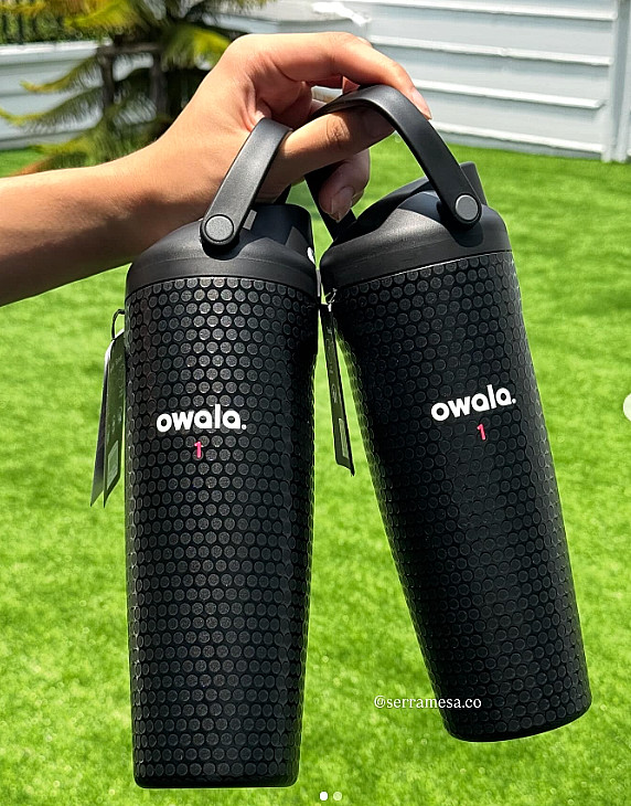 New Owala Fairways For Days FreeSip Golf Black Water Bottle 30oz Gift – ON SALE