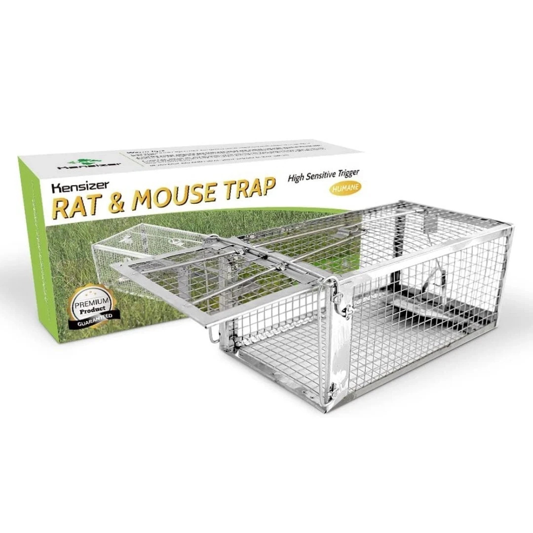 Kensizer Small Animal Humane Live Cage Trap, Mouse Squirrel Rat Snake Rodent