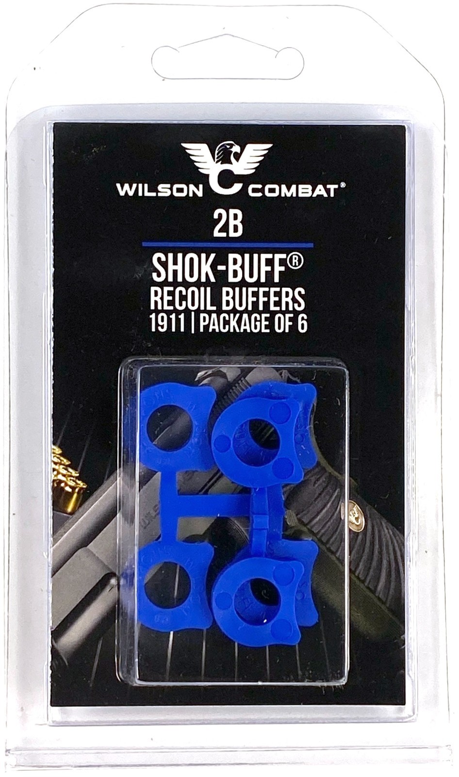 Wilson Combat 1911 2B Shok-Buff Recoil Buffers 6 per Pack – 2B