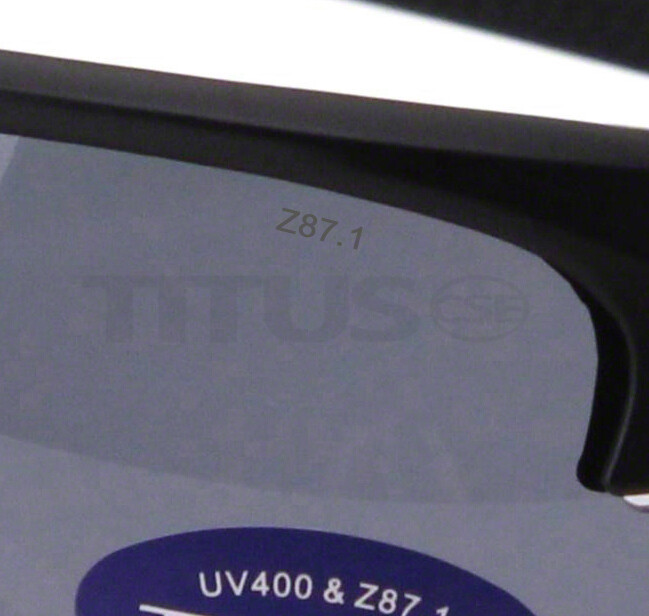 Titus G18 Sculpt© Polarized Safety Glasses Fishing Biker Eye Protection ANSI Z87