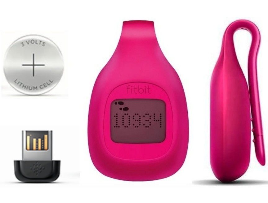 Fitbit Zip COMPLETE Wireless Activity Steps Tracker Clip On Pedometer Pink 301M