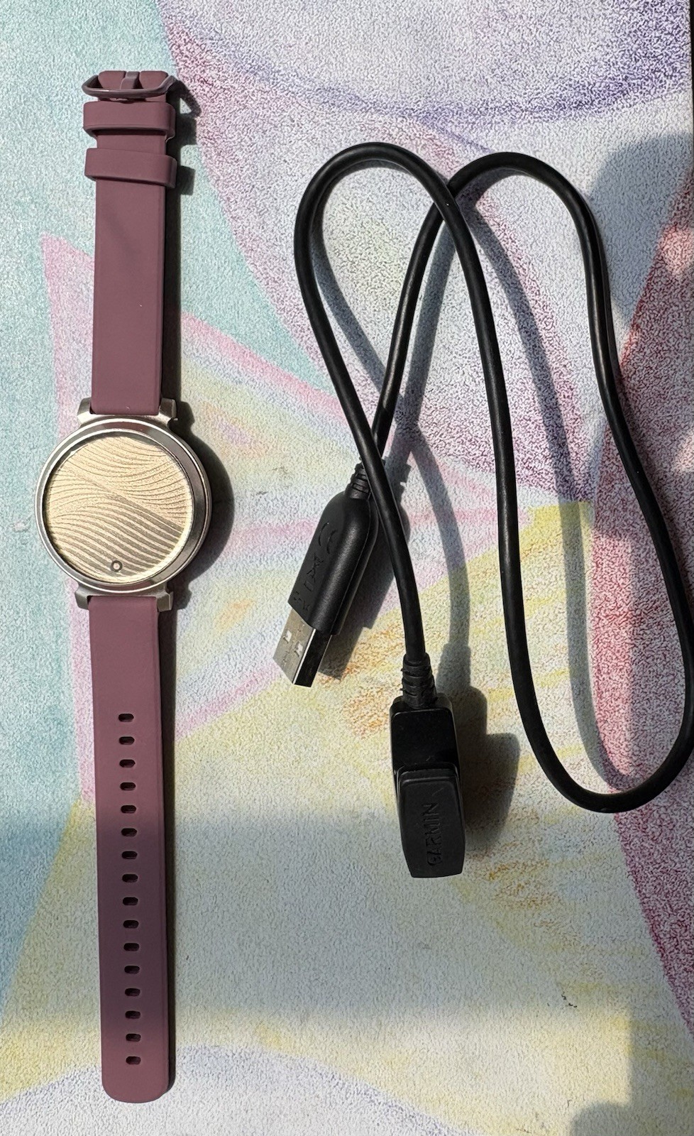 Garmin Lily 2 Smartwatch with Aftermarket Band – Read Description