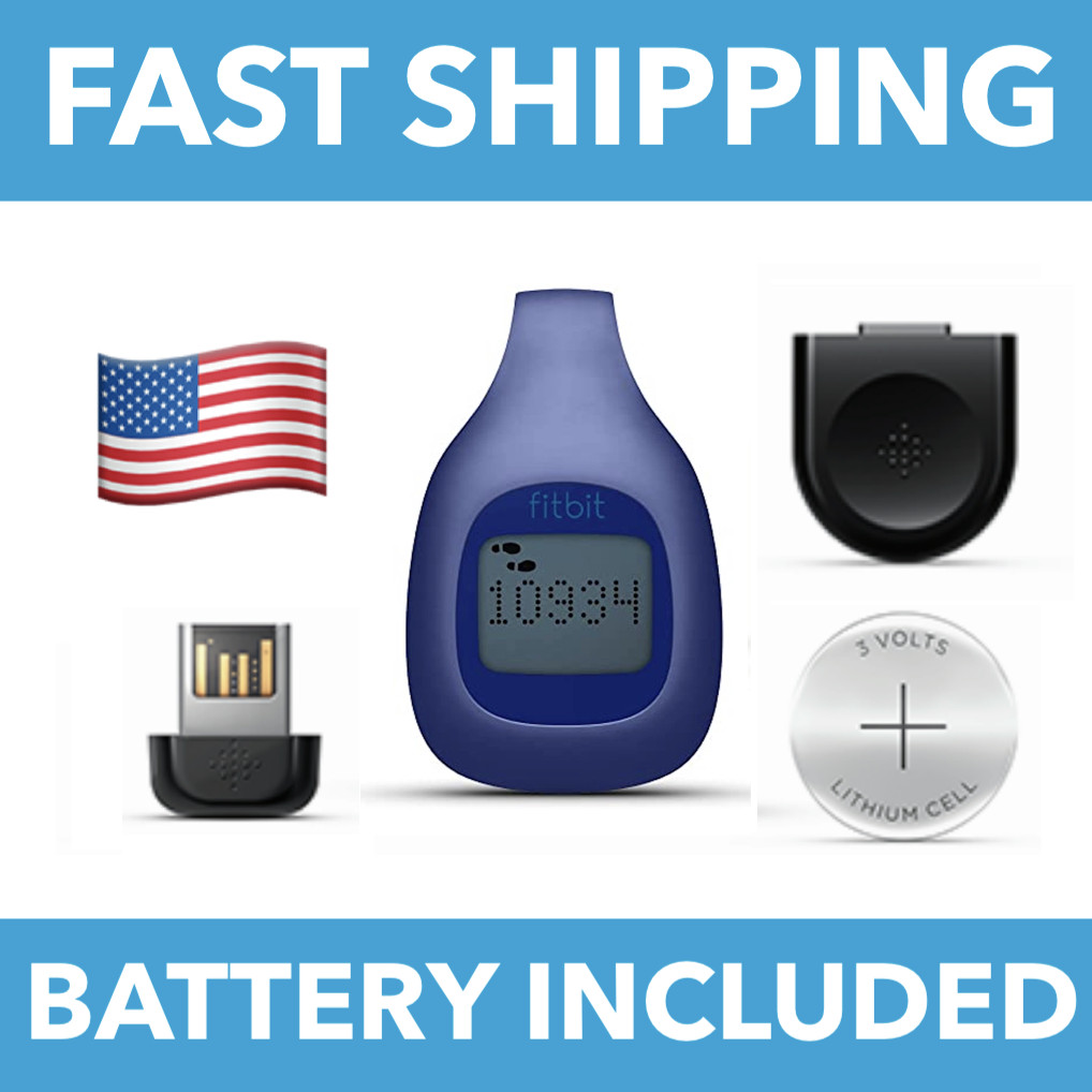Fitbit Zip Wireless Activity Steps Calories Distance Fitness Tracker Clip On