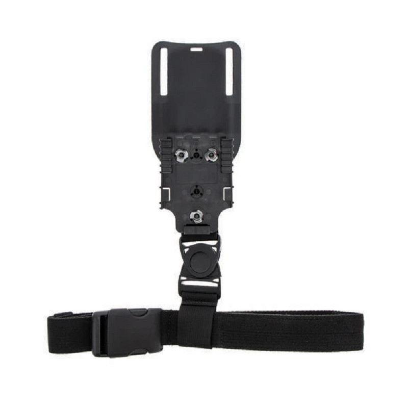 Model RGR-UBL Low-Ride Belt Loop w/ QLS 22 & Single Elastic Strap – Black