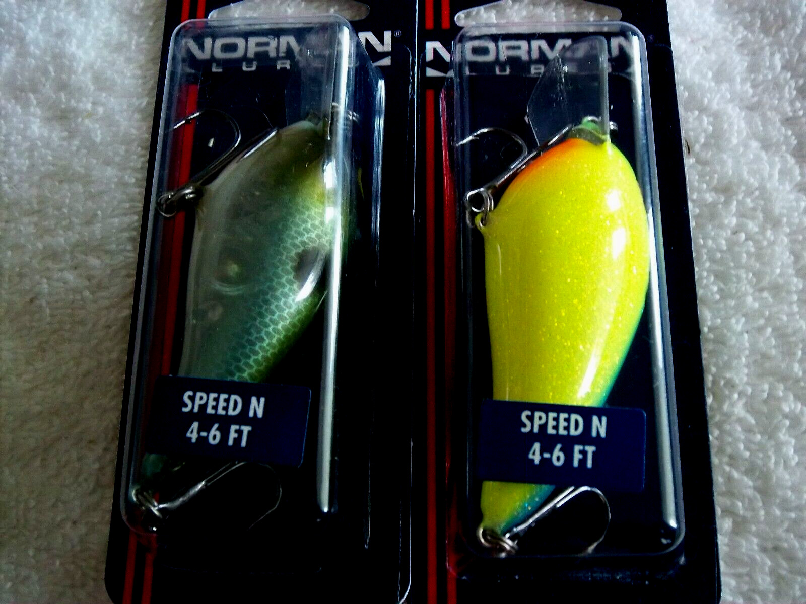 (LOT OF 2)-BILL NORMAN SPEED N’S 1/2OZ NMSN 406 IN TWO DIFFERENT COLORS I1151