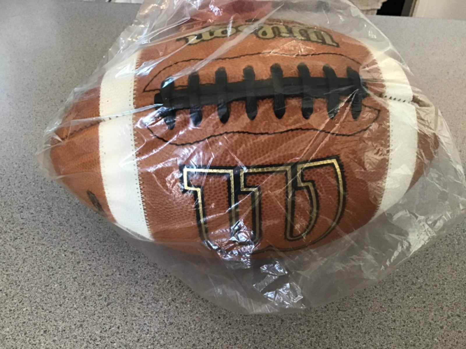 Wilson GST NCAA NFHS 1003 Leather Football