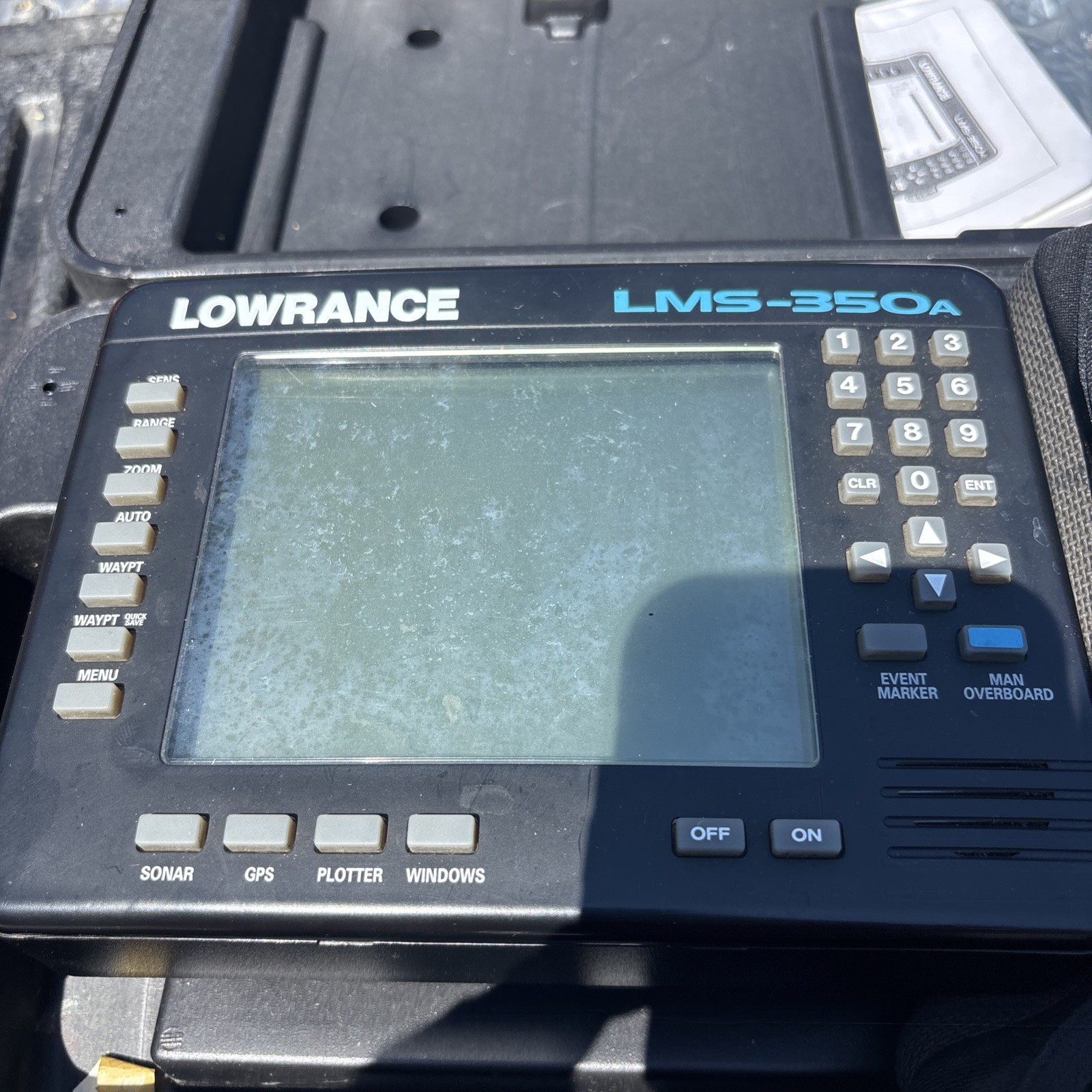 Lowrance LMS-350A Fishfinder/GPS Chartplotter – Head Unit Only