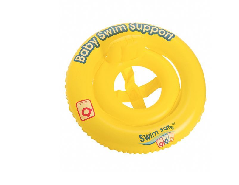 DOUBLE-RING BABY FLOAT SEAT Pool Swimming Swim Safe 1-2 years Learn Lake 32027