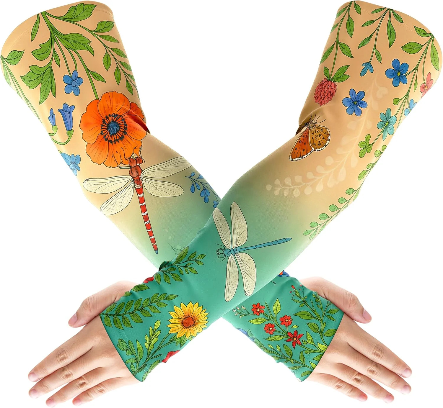 Gardening Arm Sleeves UV Protection Scratch Resistant for Outdoor Work**