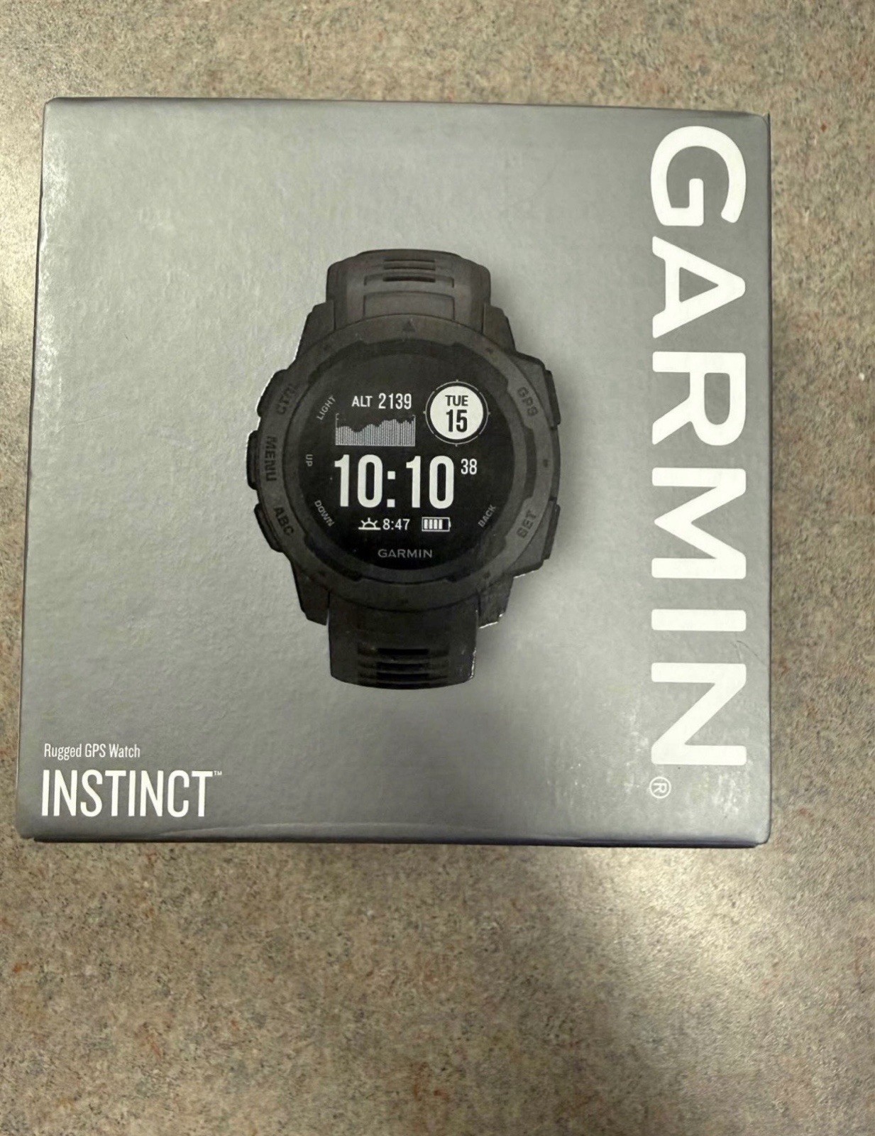 Garmin Instinct 3 Tactical Solar 45mm GPS Rugged Outdoor Smartwatch Black