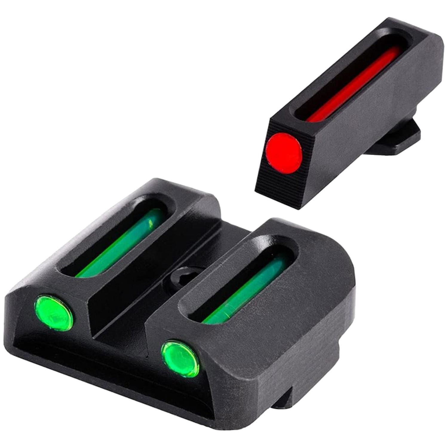 Bright Fiber Optic Night Sights for Handguns