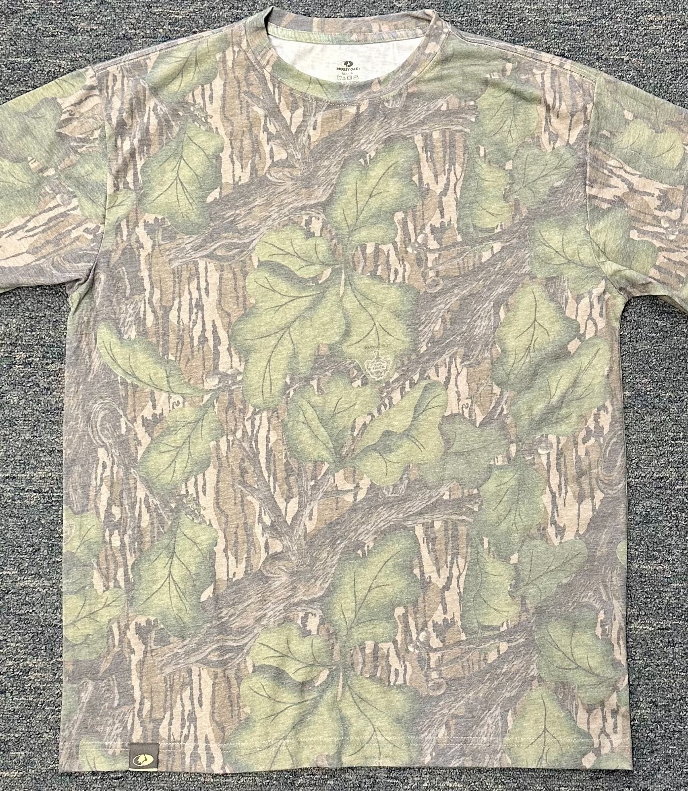 Mossy Oak Washed Out Full Foliage Camo Tri Blend Tee Blank T-Shirt