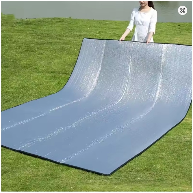 Large Camping Foam Tent Sleeping Mat Aluminium Foil Thermal Insulation
