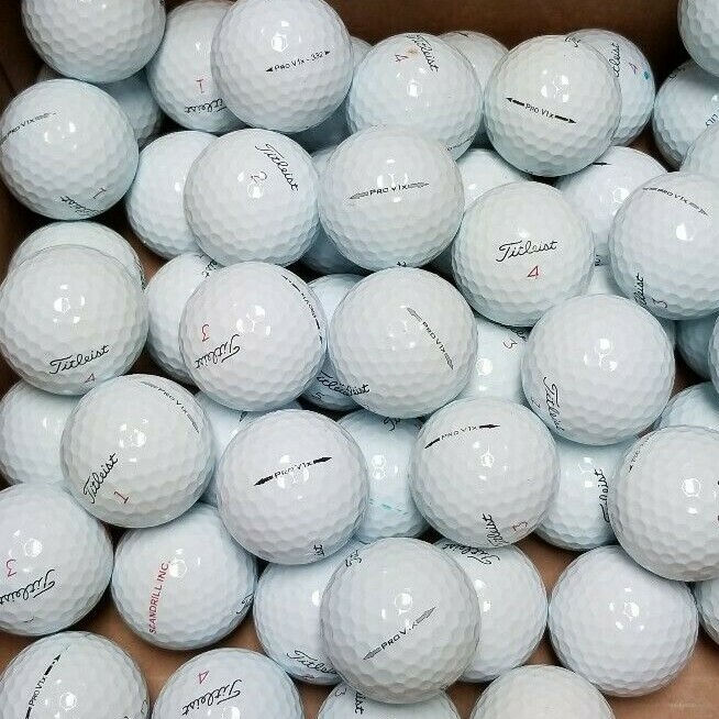 Titleist Pro V1X Mixed Years AAAAA Mint 72 Used Golf Balls 5A