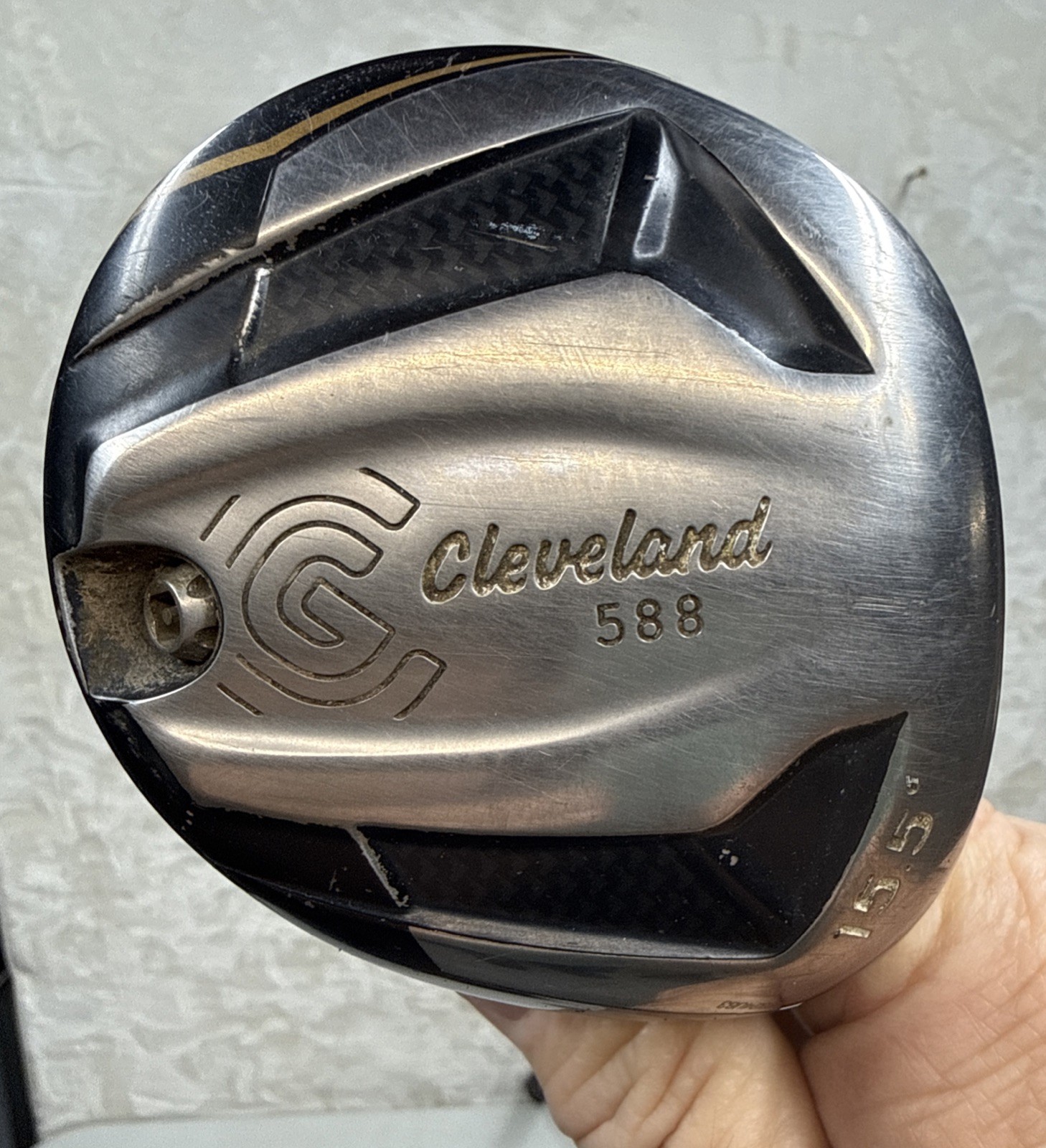 CLEVELAND 588 3 WOOD 15.5 Degrees Miyazaki Reg Flex Length 44 Inches W/headcover