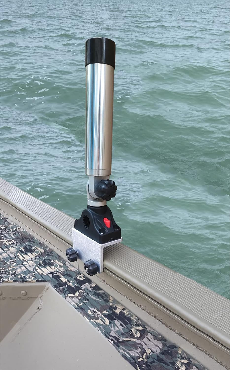 Aluminum Heavy Duty Rocket Launcher Rod Holder with Gunnel Track System Bracket
