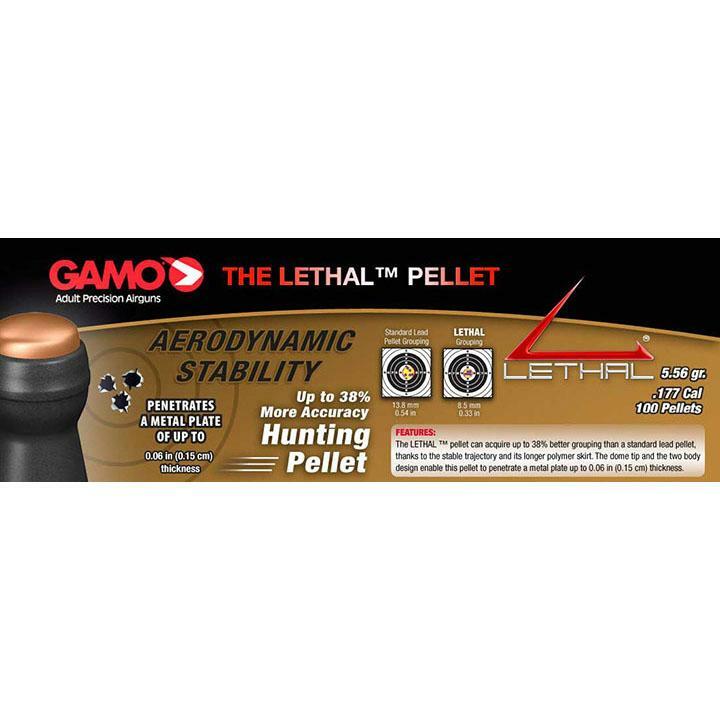 Gamo 632274054 Lethal Pellets .177 100 Count