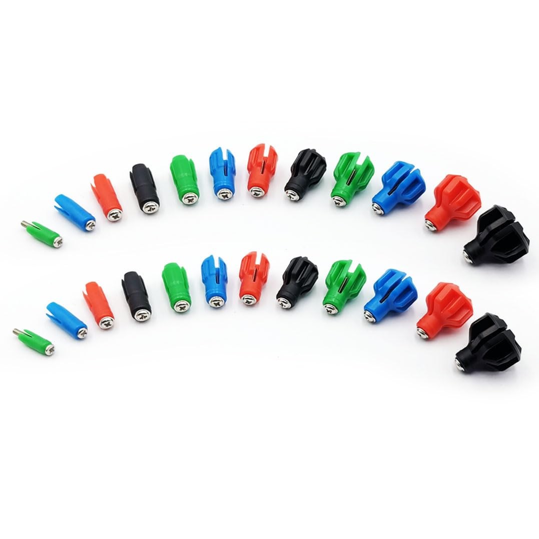 Green/Red Boresighter’s tip adapters for 0.17 to 0.78 Caliber Plastic Adapter…