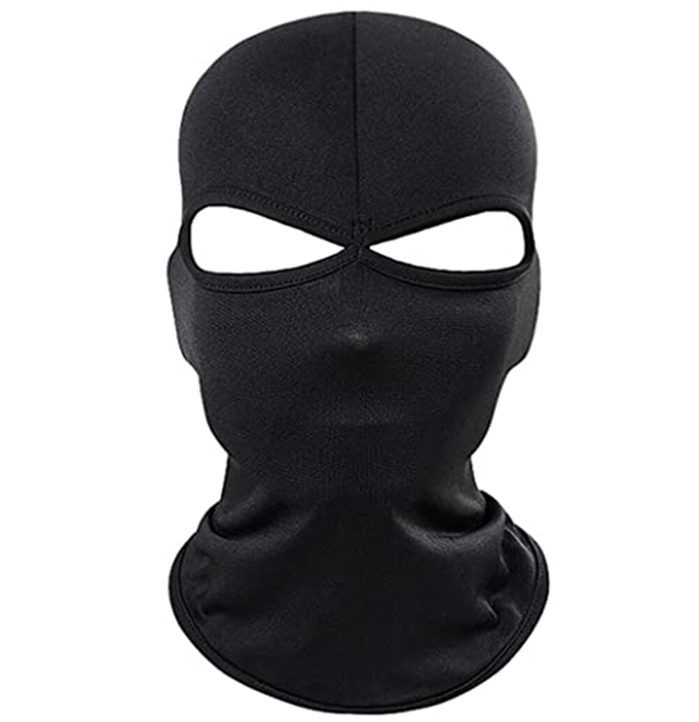 Balaclava Face Cover 2 Hole Ski Masks Wind Cap UV Sun Protection Motorcycle Mask