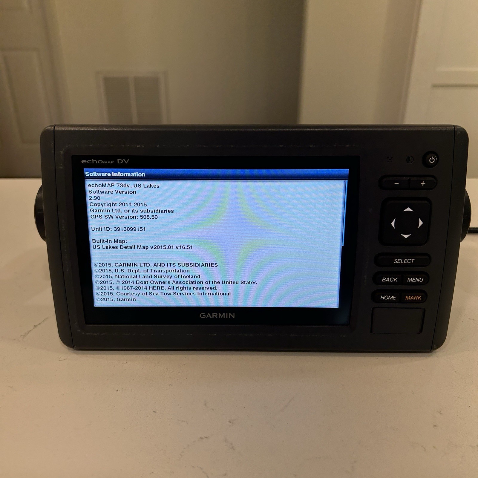 Garmin echoMAP CHIRP 73DV Fish Finder Head Unit