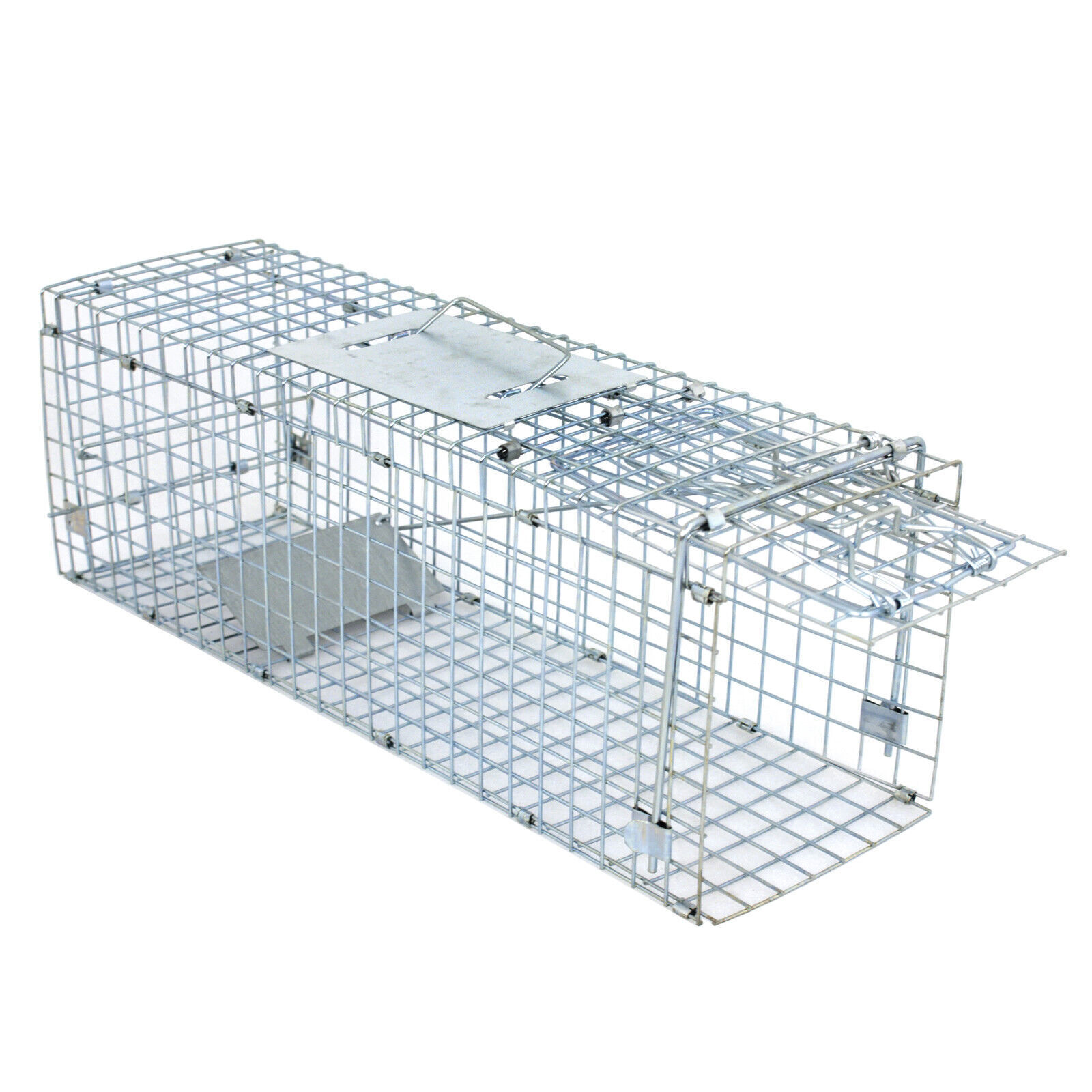 2PCS Animal Trap 24” Steel Cage for Live Rodent Control Rat Squirrel Bedroom