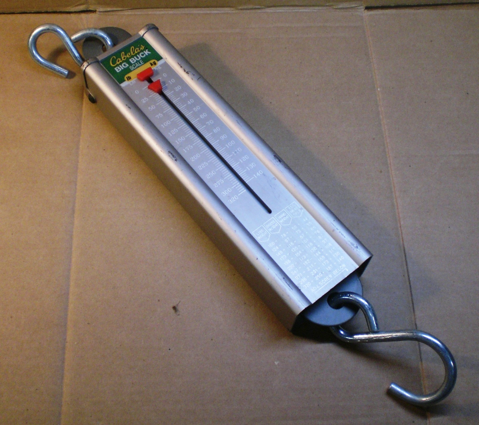 Cabela’s Big Buck Scale 320lb Capacity