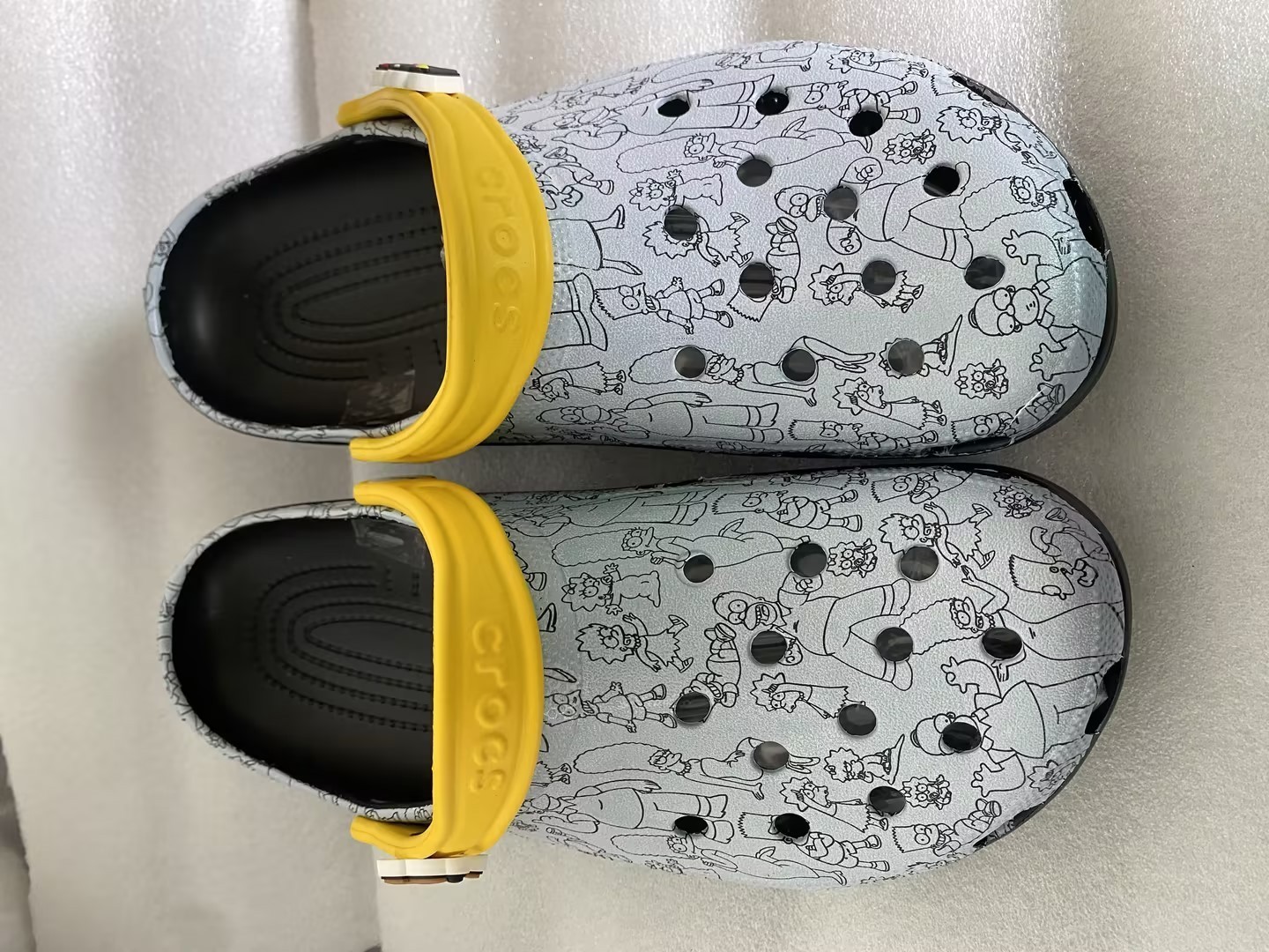 Crocs Unisex Adult The Simpsons Classic Clogs w/ Exclusive Charms Comfortable