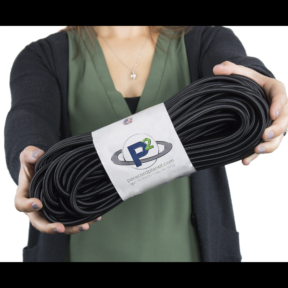 1/4 Inch Heavy Duty Bungee Cord – Premium Grade Shock Cord Rope for Tie Downs