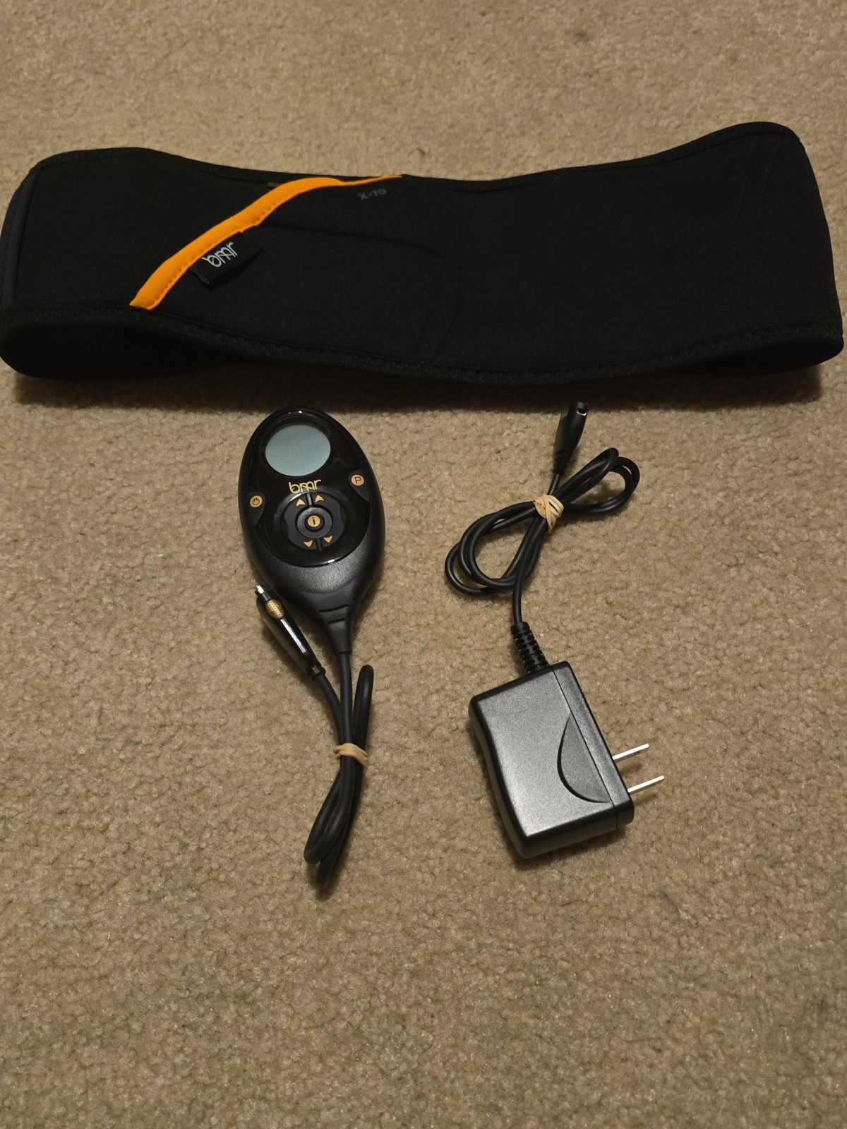 BMR Flex Belt Muscle Stimulator X-70 Abs Toning System Controller With Charger
