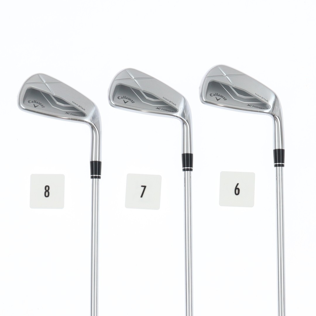 Callaway Iron Set Open Box X FORGED MAX STAR (2025) Stiff NS PRO TOUR105 5 pcs