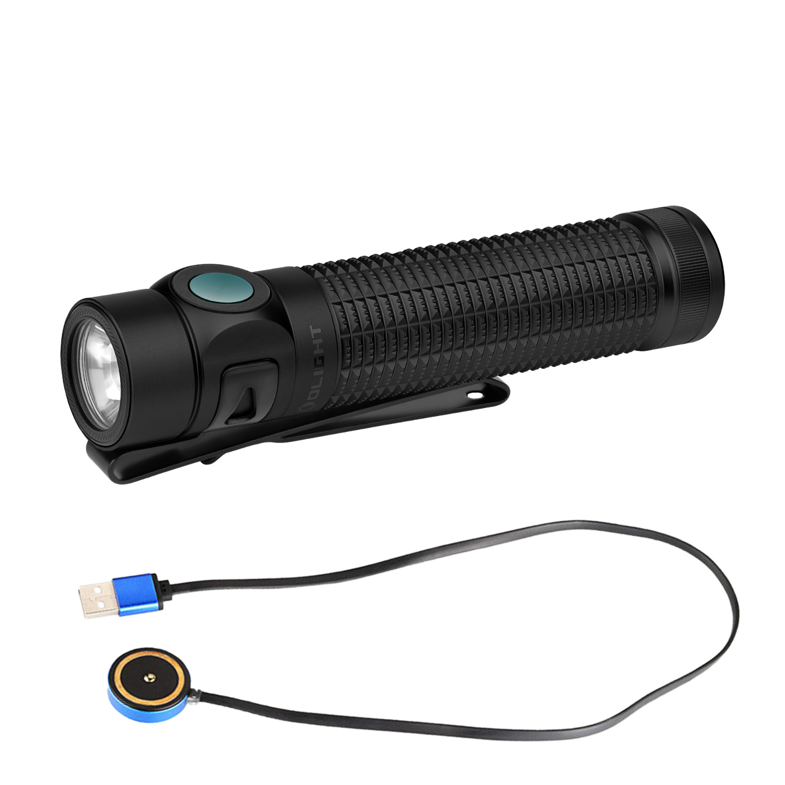 Olight Baton 4 Pro 1600 Lumen Rechargeable EDC Flashlight – Black