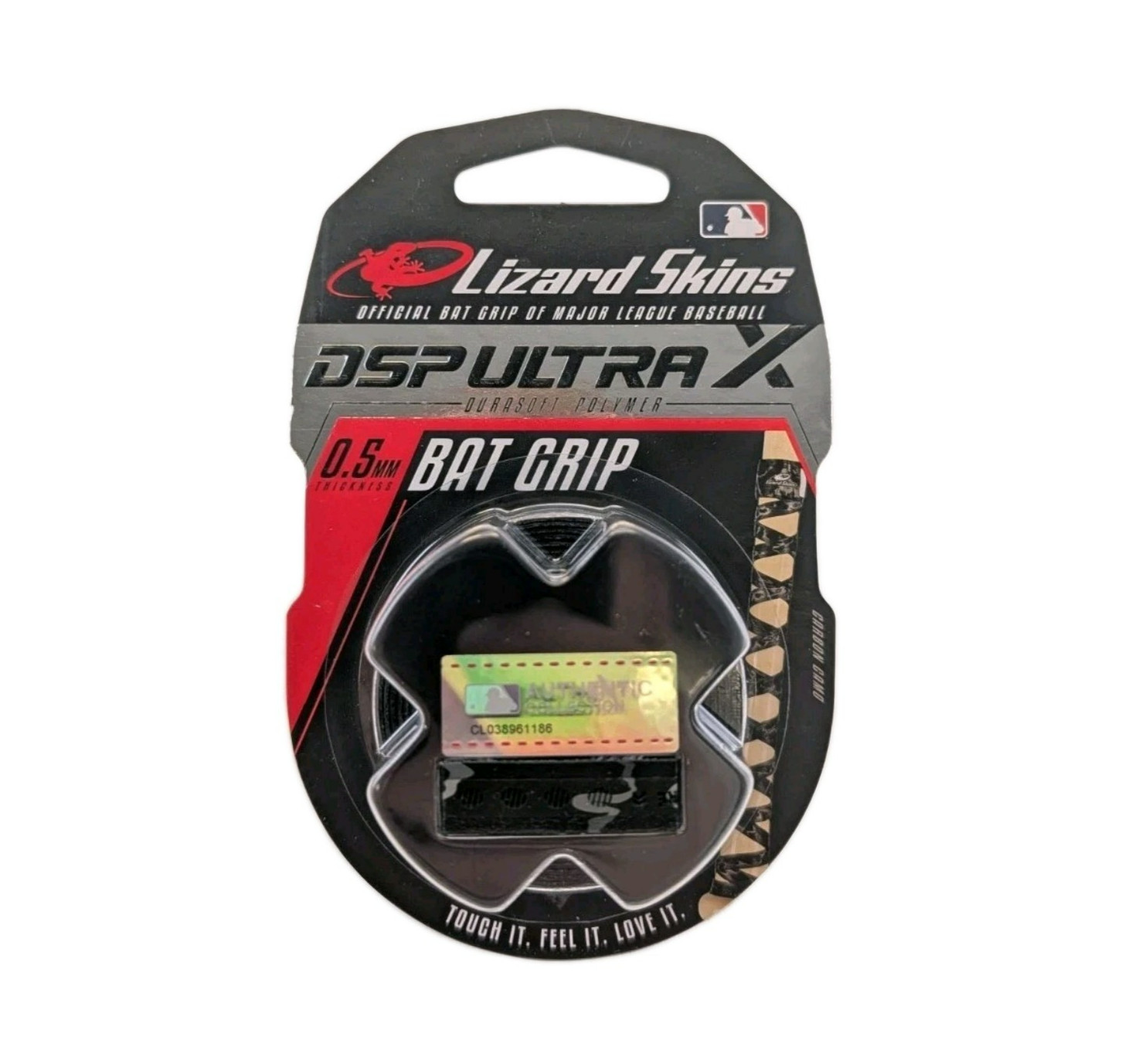 Lizard Skins DSP Ultra X 0.5 mm Black Carbon Camo Bat Grip Pro-Style Tape