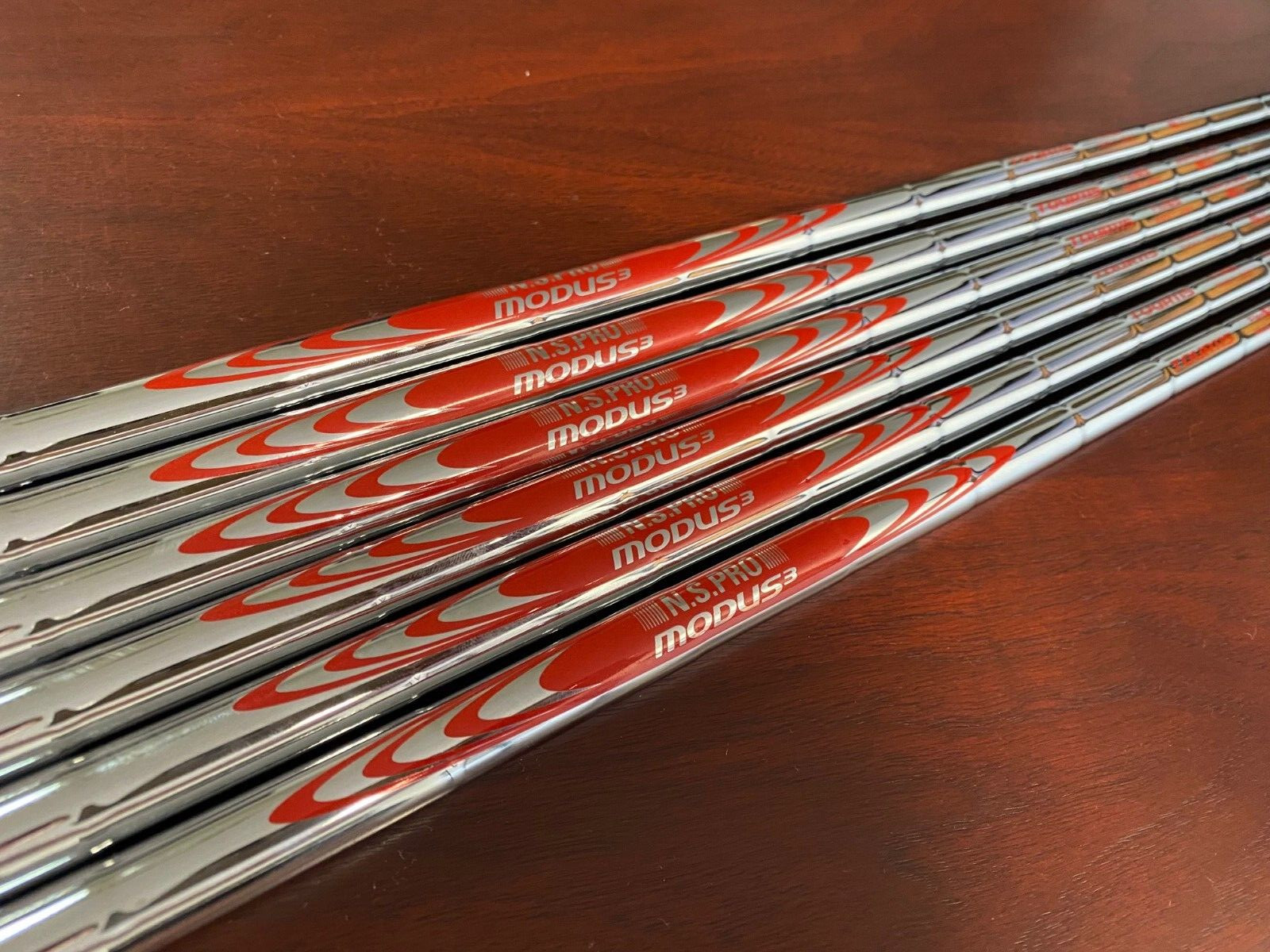 New N.S. Pro Modus Tour 115 Stiff Flex 6 Piece Iron Shaft Pack (5 Iron-PW) .355