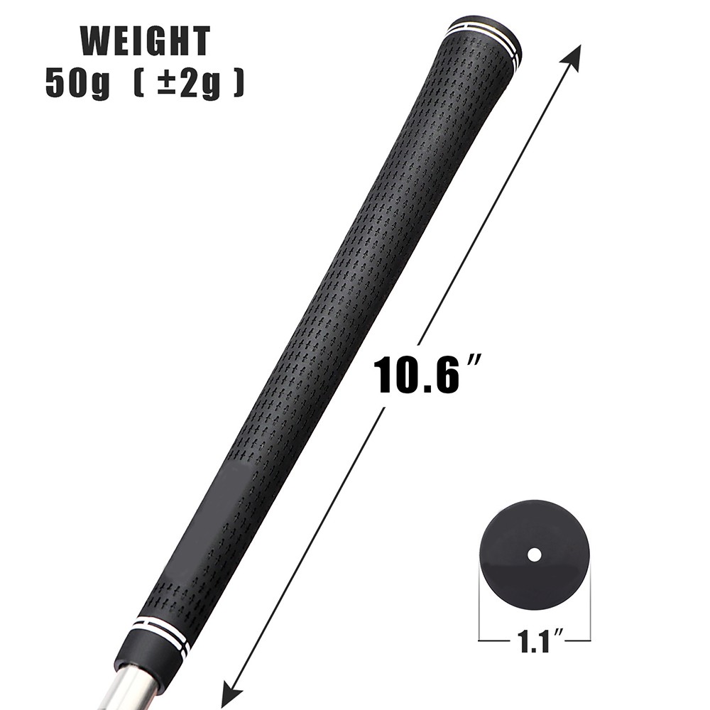 13 Pcs Golf Grips Golf Club Grip Rubber Non-Slip Anti-Slip Grip Standard Midsize